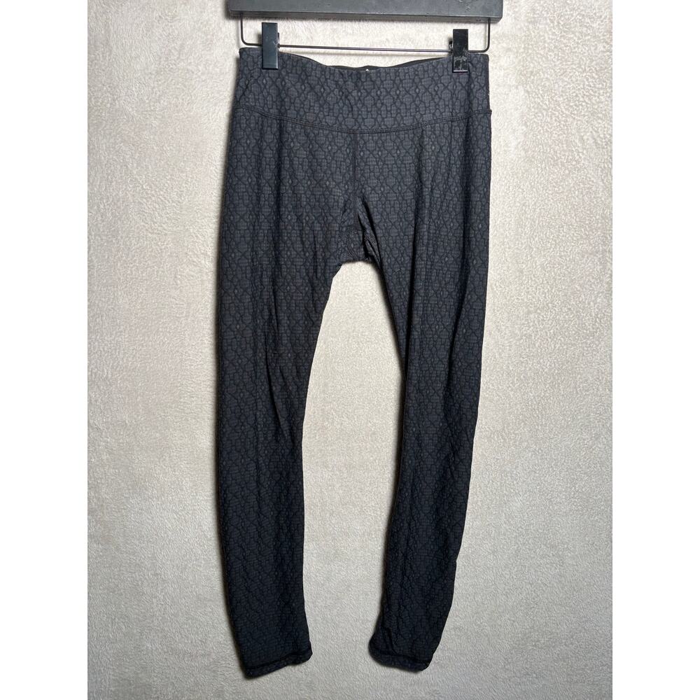 Prana Womens Activewear Legging‎ Black Gray Size Small